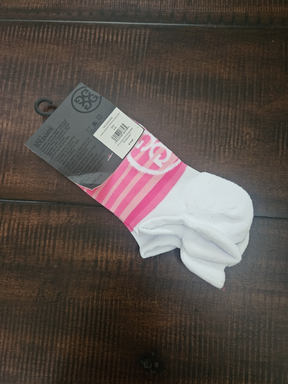 G/FORE GRADIENT STRIPE NO SHOW SOCK - Picture 6 of 8